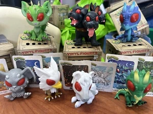Lote de 7 Mini Figuras Cryptkins Serie 2 Dragón Gato Pegaso Caballo Gárgola - Imagen 1 de 8