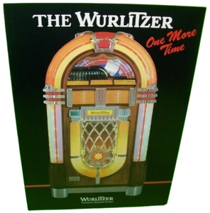 One More Time Wurlitzer Jukebox FLYER Original Phonograph Music Foldout Brochure - Picture 1 of 3