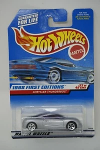Chrysler Thunderbolt 32/40 1998 primeras ediciones Hot Wheels - nuevo en paquete - Imagen 1 de 7