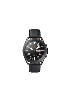 Genuine Latherer Strap For Samsung Watch3 41mm Stainless Steel Black 20MM - Picture 1 of 1