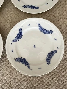 Vintage Dänemark Royal Copenhagen blau geriffelt #7115 Teller 9,5 Zoll Durchmesser 24,5 cm - Bild 1 von 8