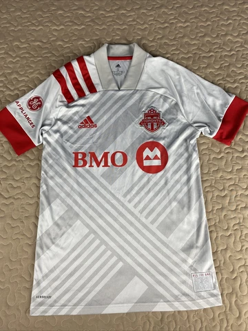 Toronto FC Adidas 2019 MLS Soccer Jersey Mens sz S Gray Futbol Cover