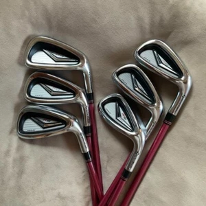 Ladies TaylorMade R9 MAX Iron Set of 6 7-SW Graphite Flex L Right handed Used - Picture 1 of 15