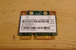 Carte Wifi HP Broadcom BCM943142HM / T77Z478.00 / 752597-001 / 753076-001 - Photo 1/2