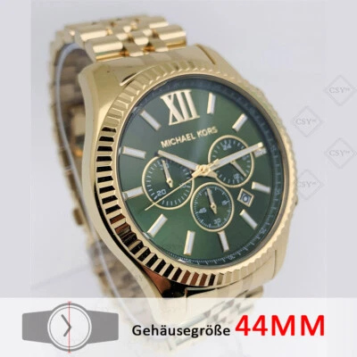 Michael Kors MK8446 Lexington Hombre Cronógrafo Esfera Verde Reloj Hombre