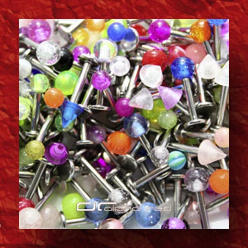 »»» 5x, 10x oder 20x LIPPEN LABRET HELIX TRAGUS PIERCING SET 3870 - Bild 1 von 1