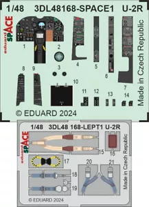 Eduard 1/48 Lockheed U-2R Instrument & Control Panels, Seatbeltsfor HobbyBoss - Picture 1 of 1
