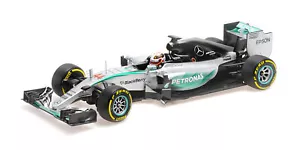 Minichamps 1/18 MERCEDES AMG W06 LEWIS HAMILTON WORLD CHAMPION 2015 Modèle - Imagen 1 de 1