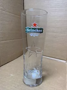 LOGOTIPO Alto Heineken Vidrio de Cerveza En relieve Letras Elevadas ESTRELLA 0,3 L Parte Grabada - Imagen 1 de 12