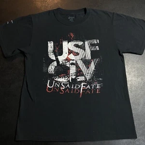 Adult Small Unsaid Fate Cleveland Ohio Metal Band T-Shirt Black Metalcore CLE - Picture 1 of 7