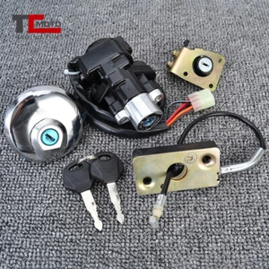 Ignition Switch Fuel Gas Cap Seat Lock Key Set For Suzuki GZ125 1998-2003 2002 - Imagen 1 de 11