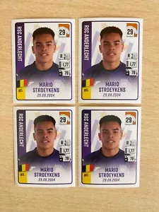 Panini Pro League 2022/23 Mario Stroeykens Rookie Sticker #14 Anderlecht Lot x4 - Picture 1 of 1