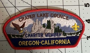 CRATER LAGO CONSIGLIO CHARTER MEMBRO PRENOTAZIONE CAMPO STRISCIA BOY SCOUT CSP BSA - Foto 1 di 1