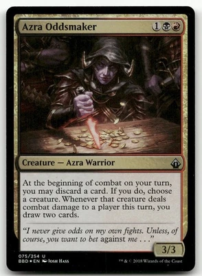 Azra Oddsmaker #75 (Foil) (NM) Battlebond BBD Magic MTG - Image 1 of 2