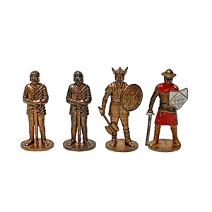 Konvolut 4 alte Soldaten Krieger aus Metall Vintage Made in 1970's 1 1/2 inch - Bild 1 von 23