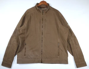 Chaqueta de hombre Kuhl Doule Kross abrigo de granero marrón algodón lona talla XXL - Imagen 1 de 15