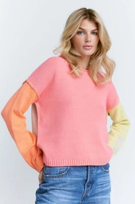 Suéter Lisa Todd Color Crush en caramelo (talla S) Foto 1 de 4