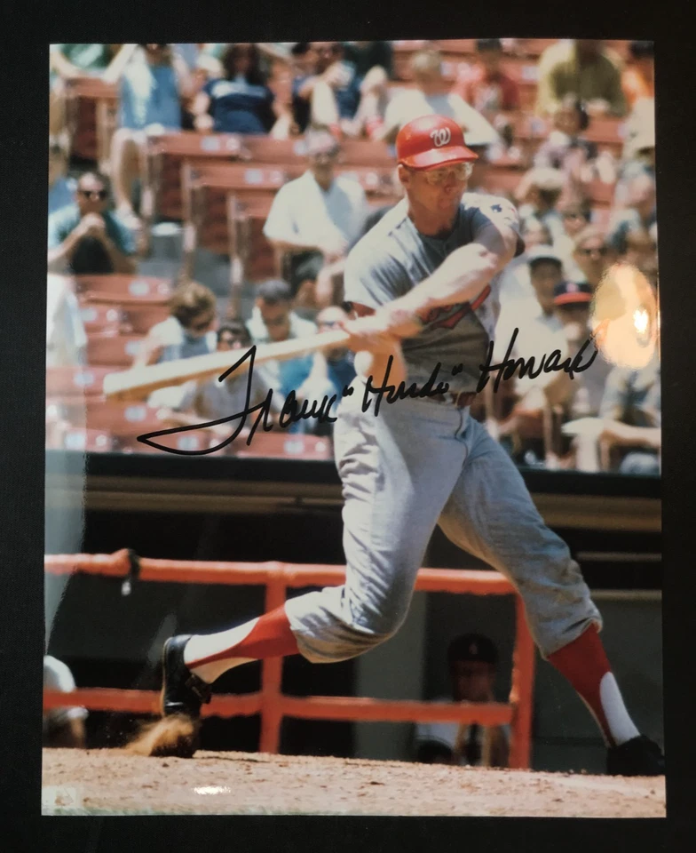 Frank Howard Signed 8x10 Photo AUTO "Hondo" MLB Senators/LA Dodgers 1960 NL ROY! - Image 1 of 2