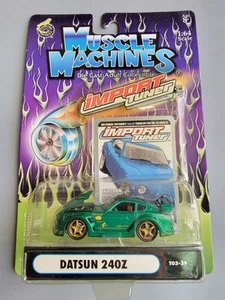 Muscle Machines Import Turner Datsun 240Z 1:64 T03-39 Green New In Box - Picture 1 of 9
