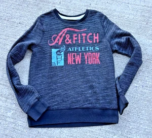 Abercrombie & Fitch Crewneck Sweatshirt  Top Kids 11/12 New York - Foto 1 di 3