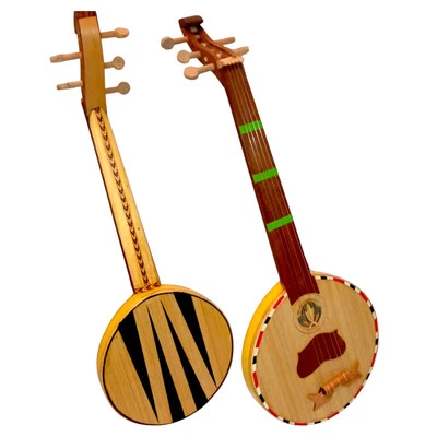 Pequeño Laúd Música Oud Instrumento Cuerdas Melodías Hecho a Mano Árabe Música Oud Oriental Foto 1 de 4