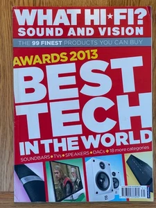 WHAT Hi Fi AWARDS 2013 Magazin. Excel Zustand 27 dif Jahre verfügbar 1995 bis 2021 - Bild 1 von 6