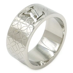 LOUIS VUITTON Berg Champs-Elysees Ring, Stainless Steel, Medium, Men's, Size M65 - Picture 1 of 10