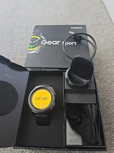 Samsung Gear Sport SM-R600 Black - Picture 1 of 14