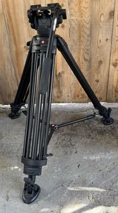 Manfrotto 546B Aluminium Video Tripod with 501HDV Pro Fluid Head kit - Picture 1 of 4