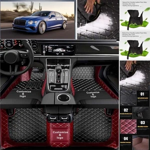 For Bentley Flying Spur Car Floor Mats Anti-Slip Carpets Handmde Liners - Foto 1 di 28