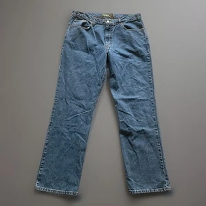 Eddie Bauer Herren 38x34 Jeans Blau Denim Original Passform Gerades Bein Hergestellt in den USA - Bild 1 von 12