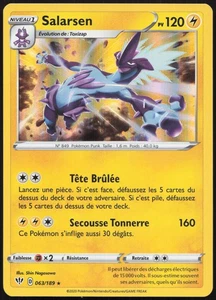Carte Pokémon Salarsen 063/189 Holo Ténèbres Embrasées Français - Picture 1 of 2