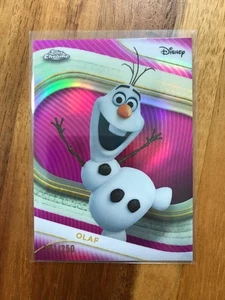 Disney Topps Chrome 2025 Olaf Pink Refractor /250 Frozen INVEST - Bild 1 von 2