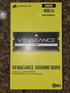✔✔ CORSAIR VENGEANCE 48GB (1x48GB) 4800 MT/s DDR5 SODIMM *INTEL* LAPTOP *CL40* - Bild 1 von 3