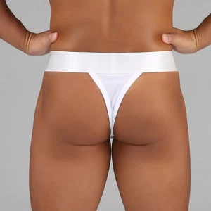 Herren Tanga String Slip Sexy Unterwäsche Durchsichtige Unterhose Penis Tasche - Picture 1 of 22