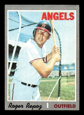 Roger Repoz 1970 Topps #397 California Angels GD-VG - Image 1 of 2