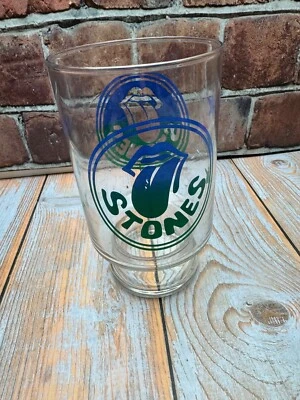 Vaso extra grande de colección años 70 Rolling Stones vaso cerveza lengua Stein Foto 1 de 3