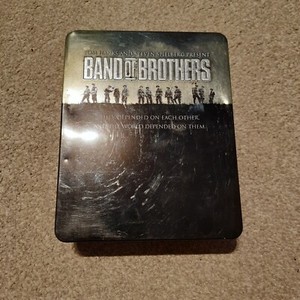 BAND OF BROTHERS BLU RAY Steelbook Boxset COMPLETE ART CARDS STEVEN SPIELBERG