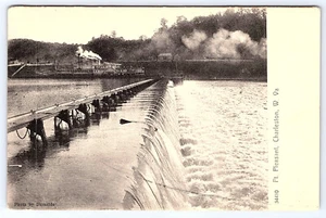 Point Pleasant Dam near Chester West Virginia Postcard D054 - Picture 1 of 2