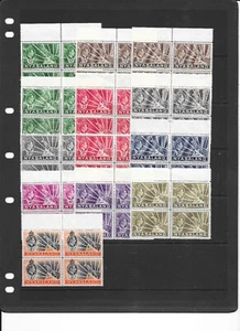 NYASALAND SG130/8 1938-42 DEFINITIVE SET TO 1/= MNH BLOCKS OF 4 (r) - Bild 1 von 1