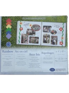 Creative Memories D Serie 10 x 12 Regenbogen Foto Montage Papier Cardstock Neu! - Bild 1 von 1
