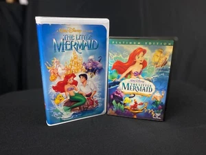 walt disneys " THE LITTLE MERMAID'" DVD & Classic vhs bundle - Picture 1 of 4