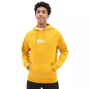 Vans $70 Men's Versa Standard Pullover Hoodie Sweatshirt Yellow Medium - Picture 1 of 10