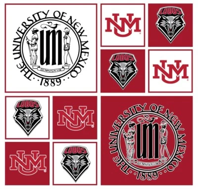 Tela UNM de la Universidad de Nuevo México por yarda Foto 1 de 2