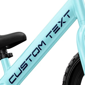 2x Calcomanía Personalizada Marco de Bicicleta Texto Letras Pegatina BMX Bicicleta de Montaña V30 - Imagen 1 de 2