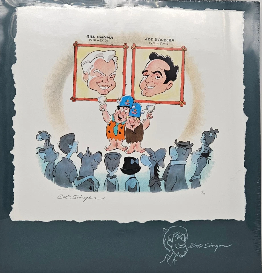 Hanna/Barbera Tribute Giclee On Paper Signed+Remarked by Bob Singer-Shaggy - Image 1 of 1