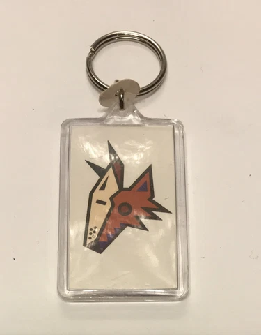 Vintage 90s Phoenix Coyotes 1997 NHL Hockey AMC Cinemas 2" Resin Keychain Cover