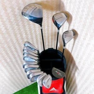 Taylormade Club Set 1W 3W 3H 3-9i Pw 52 58 PT 14pc RH Graphite & Steel Stiff Men - Picture 1 of 7