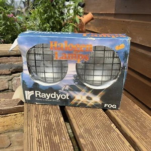 Vintage Raydyot Halogen Fog Lamps with Grilles + Wotan Bulbs – Made in UK - Picture 1 of 19