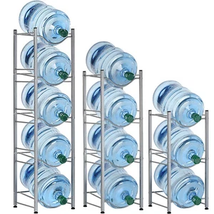5 Gallon Water Bottle Holder 3/4/5 Tiers Water Cooler Jug Holder Storage Rack - Picture 1 of 17